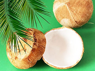 Anleitung für Kokosnuss öffnen