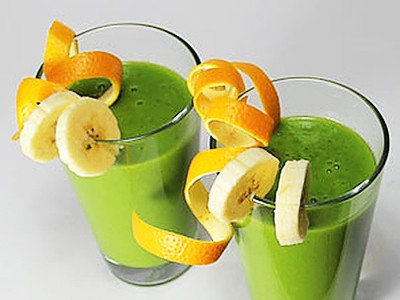 2. Rezept für Smoothie aus Orange und Spinat