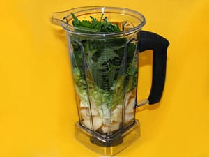 Rezept für einen Wildkraut Bananen Smoothie