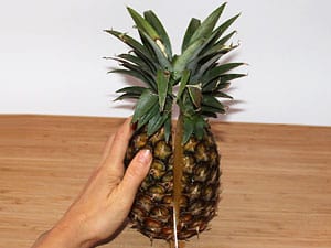 Ananas schneiden