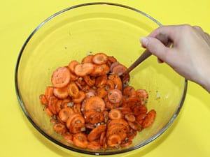 Rohkost-Rezept für Möhren in Orangen-Sahne
