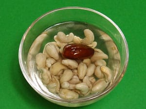 Cashew einweichen