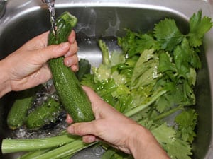 Zuccini Cremesuppe mit Sellerie