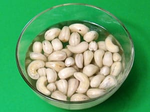 Cashew Nüsse einweichen